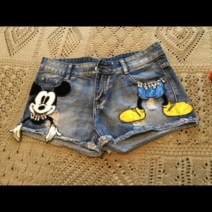 Minnie Mouse Women Denim Shorts